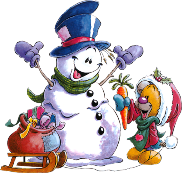 Веселые новогодние персонажи