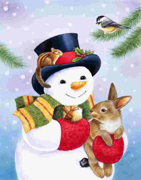 Новогодний Снеговик