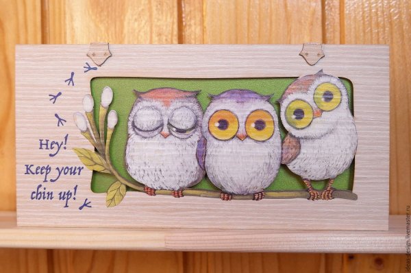 Открытка Сова