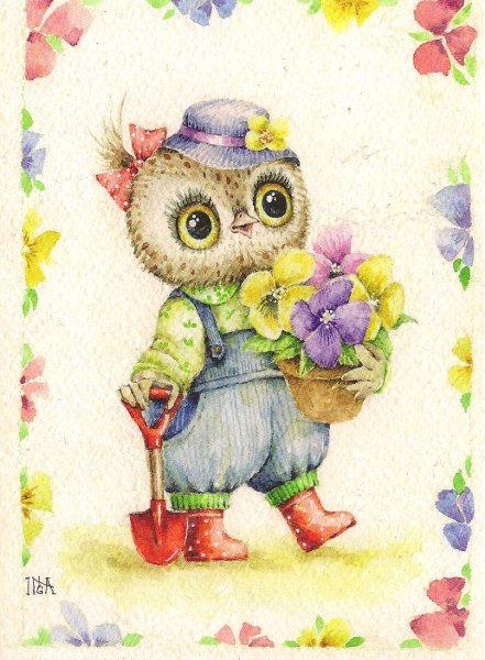 Весенние Совушки Инги Пальцер