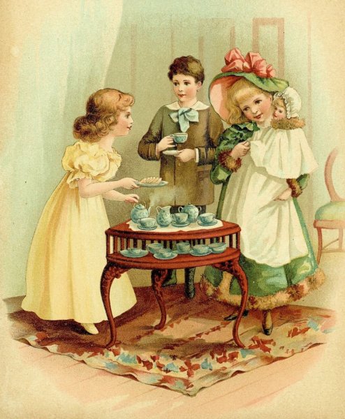 Викторианская эпоха чаепитие