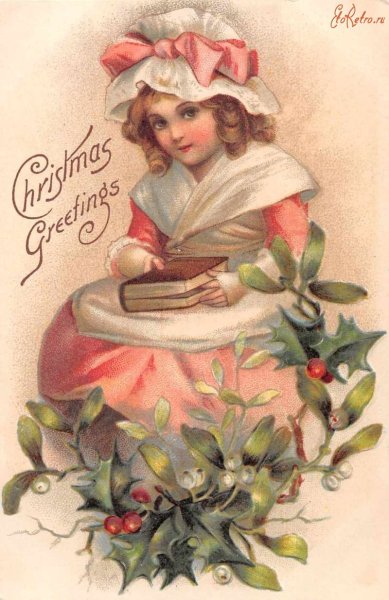 Старые открытки в стиле ретро