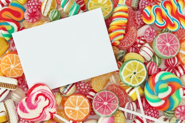 Конфетный фон