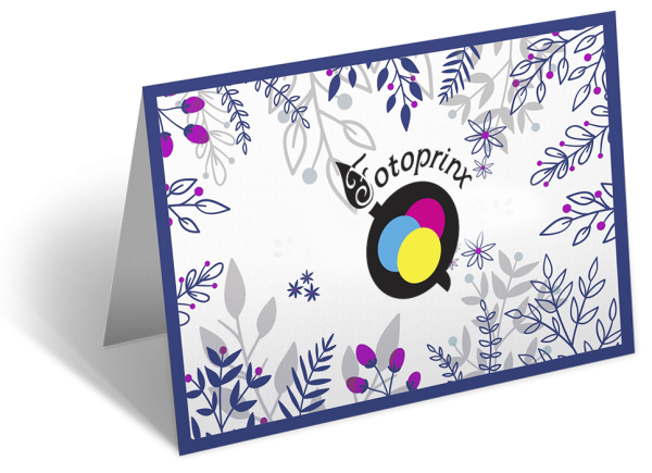 Печать открытки на прозрачной бумаге