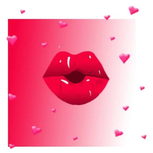 Открытка воздушный поцелуй