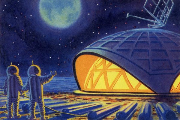 Луноход-1 на поверхности Луны