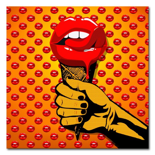 Надписи в стиле поп арт