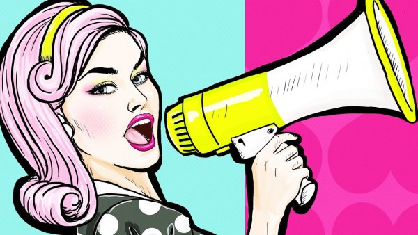 Девушки в стиле поп-арт