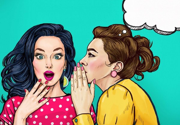 Попарт мужчина и женщина