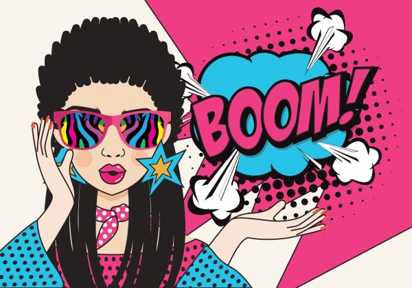 Иллюстрации в стиле комиксов