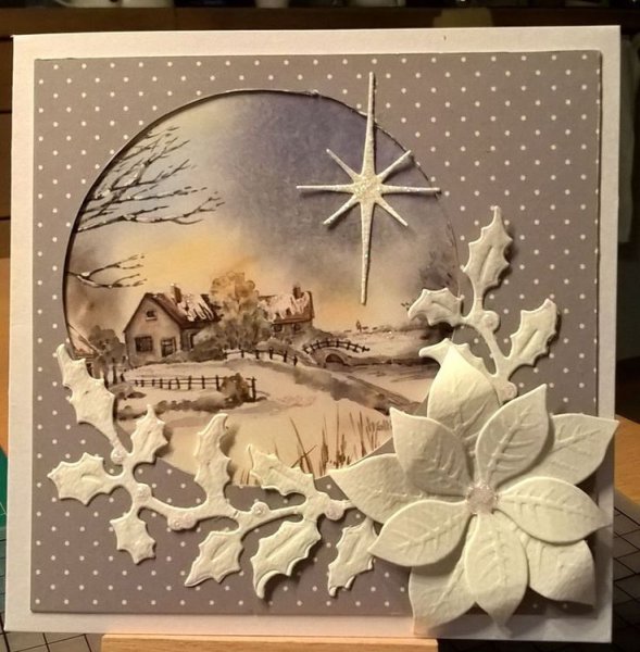 Рождественская открытка своими руками