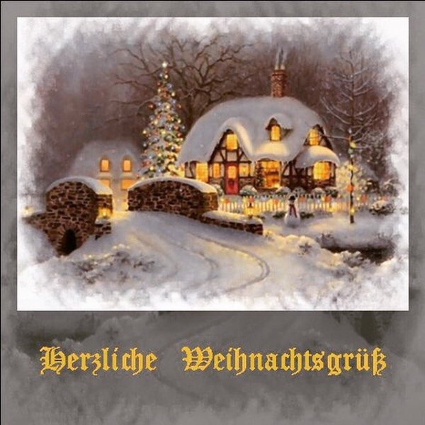 Открытки с Рождеством на немецком языке