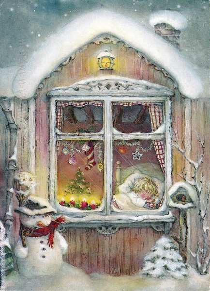 Картины Ruth Sanderson Рождество