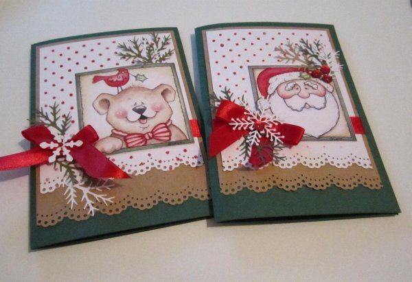 Новогодняя открытка своими руками