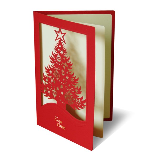 Резные новогодние открытки