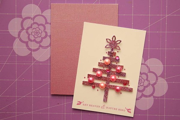 Простые новогодние открытки