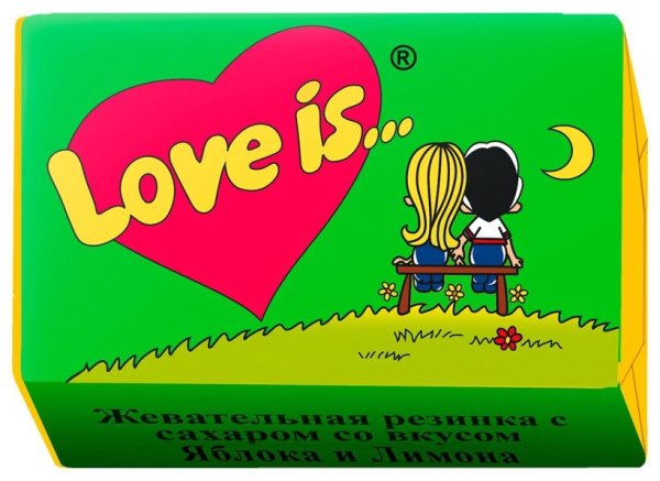 Жевательная резинка Love is ананас-апельсин 100 шт