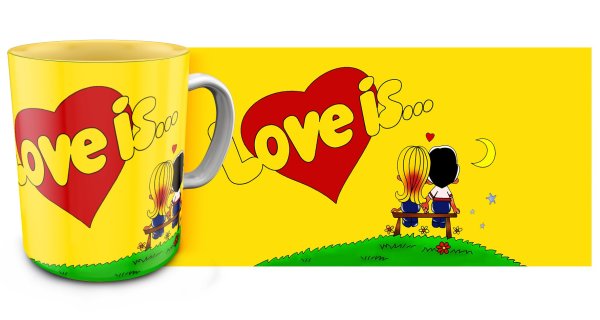Кружки на 14 февраля Love is
