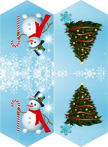 Флажки новогодние советские