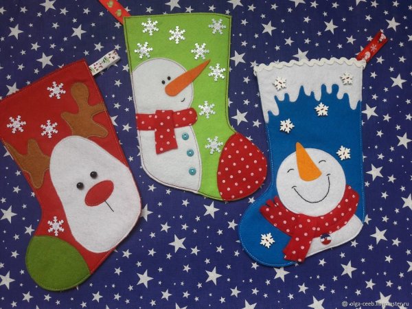 Новогодний сапожок