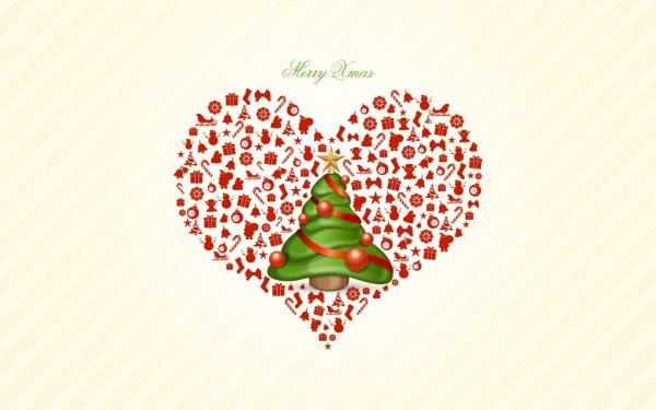 Новогодние открытки Минимализм