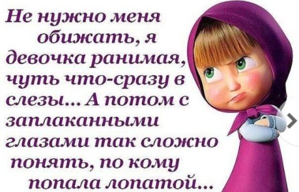 Прикольные статусы про обиду