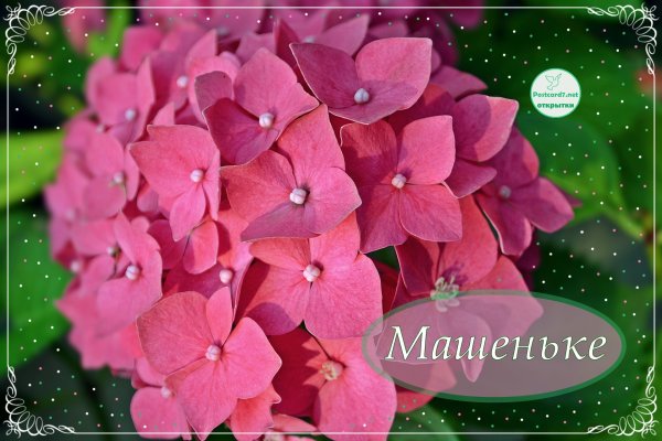 Машеньке открытка