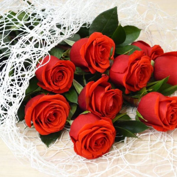 Букет роз открытка