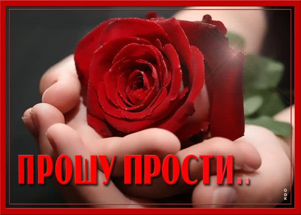Открытка "прости"