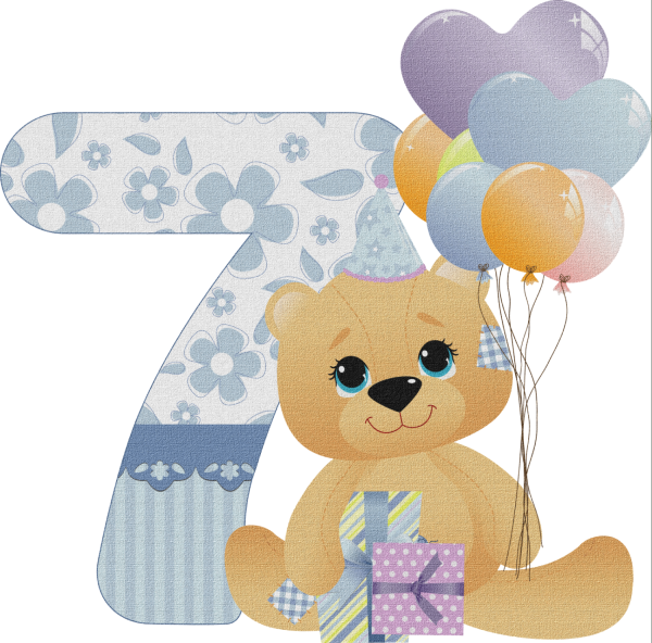 7 Месяцев открытка