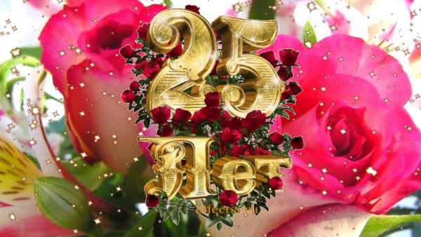 С днём рождения девушке 25