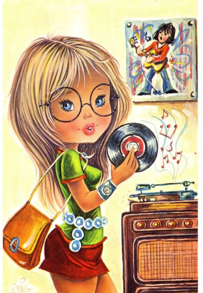 Ретро 70 открытки