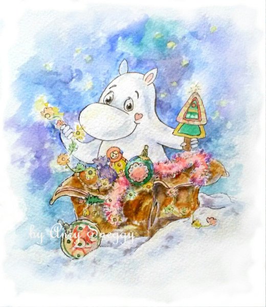 Новогодние Мумми Тролли