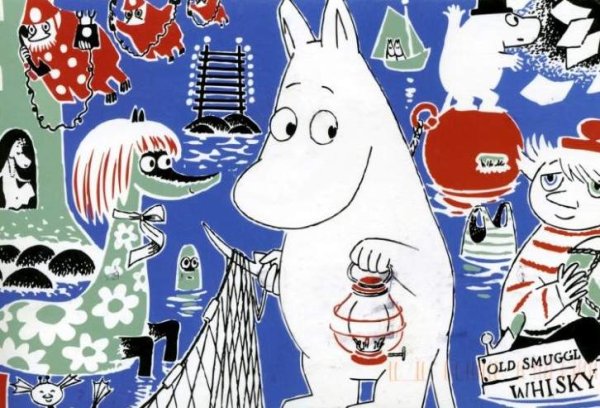 Муми Тролль смеющийся мультик персонажи