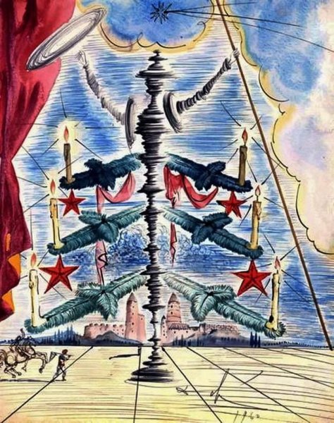 Елка Рождественская Сальвадора дали