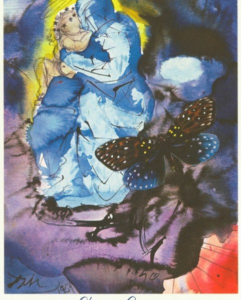 Сальвадор дали Рождество картина