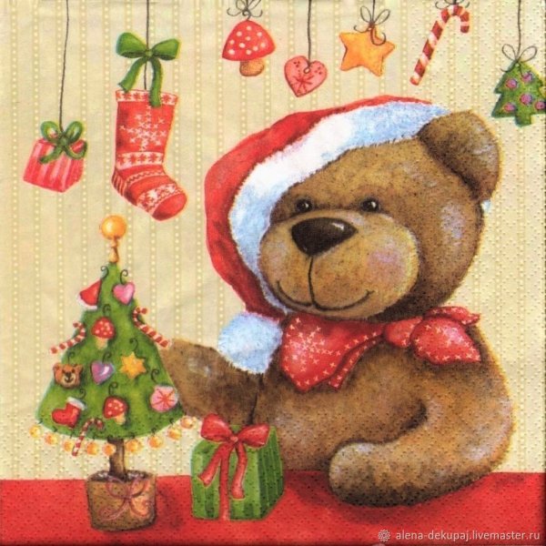 Новогодние мишки