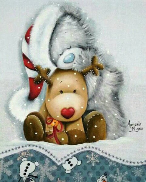 Мишка Тедди Рождественский