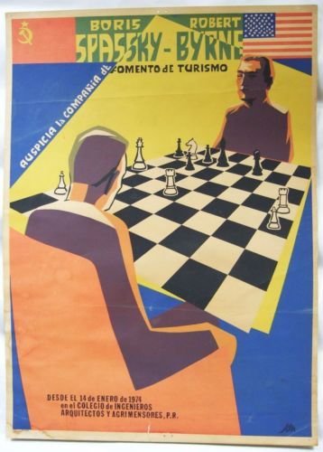 Советский плакат шахматы
