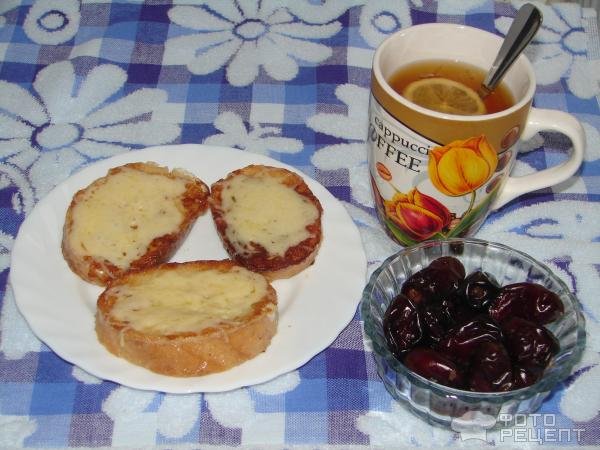 Гренки с чаем