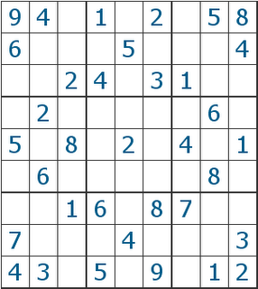 Судоку для детей 10 лет