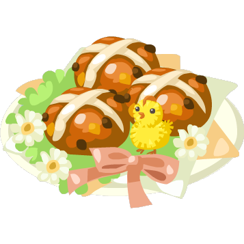 Булочки на Пасху нарисованные