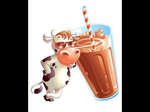 Шоколадное молоко рисовать