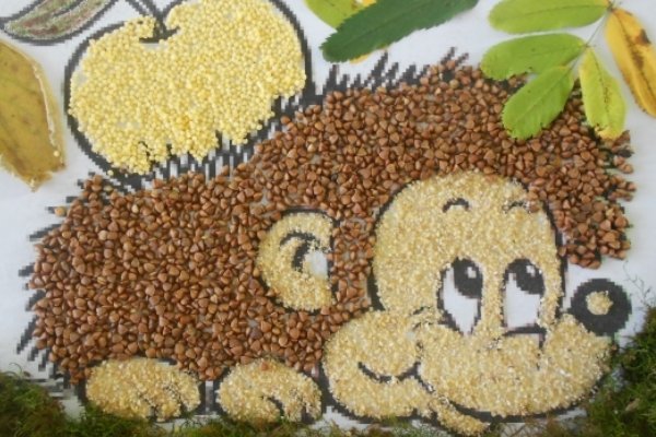 Поделки из гречки