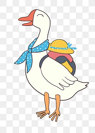 Гусь медитирует