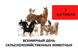 Всемирный день сельскохозяйственных животных 2 октября