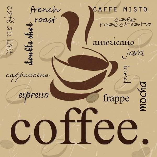 Рекламный плакат чая кафе