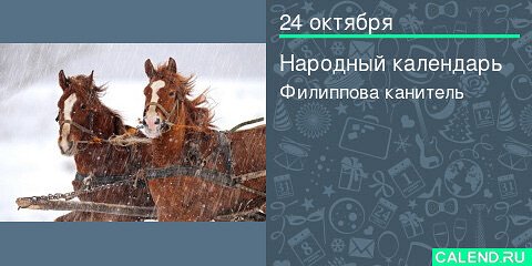 Филиппов день (Филиппова канитель)