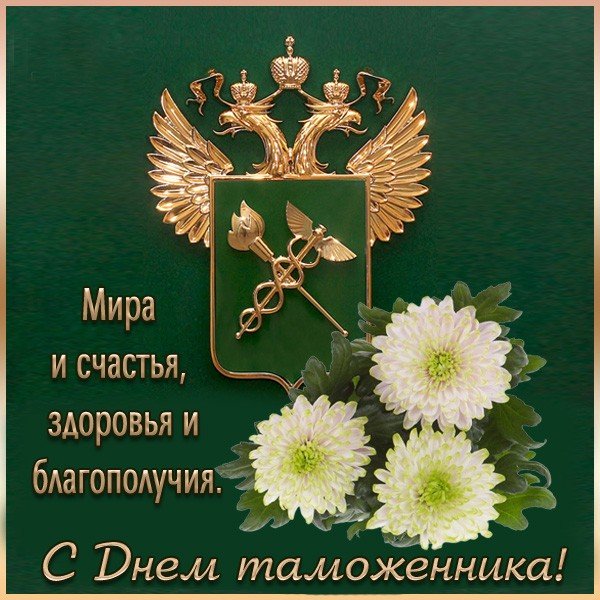Поздравление таможеннику