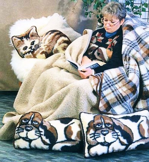 Плед для бабушки